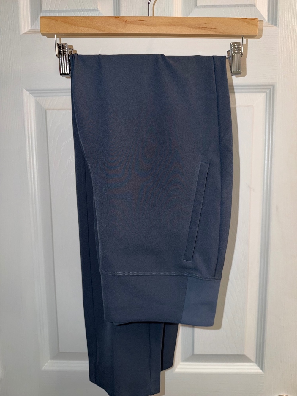 Athleta Blue Gray Stretch High Rise Commuter Ankle Pants Size 4 NWOT